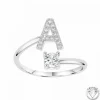 Athème Bague Intiale A Femme B2804-A - Métal Argent | Femme Bague