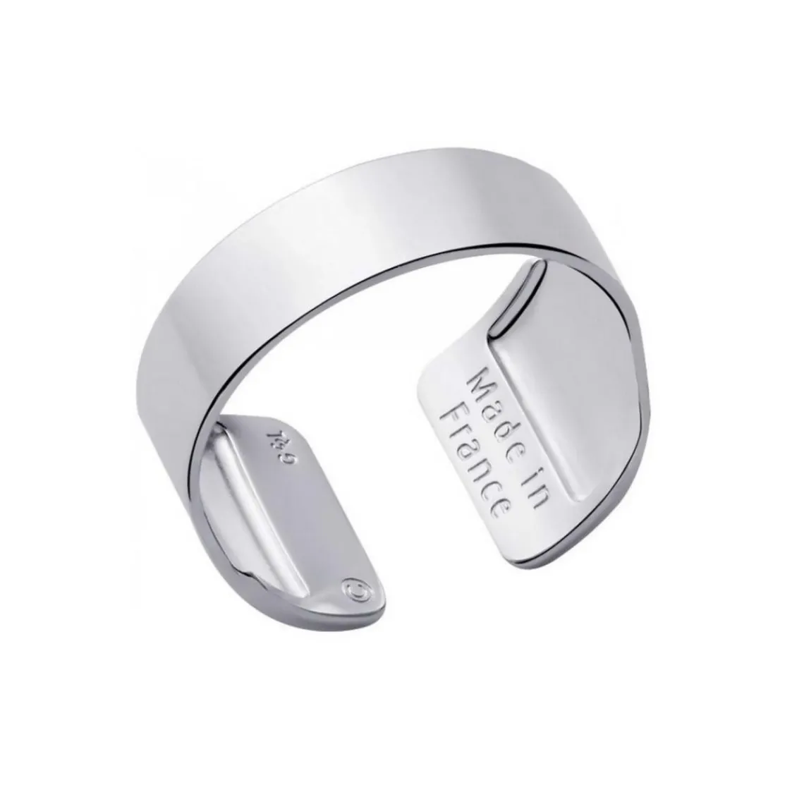 Les Georgettes Bague Les Essentielles 703261116000 - Bague Acier Largeur 12 mm Argent Femme | Femme Bague