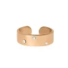 Les Interchangeables Bague A59136 - Brossée Strasse Doré Rose Femme | Femme Bague