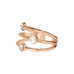 Les Interchangeables Bague A59160 - Orbite Doré Rose Femme | Femme Bague