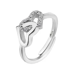 Lotus Silver Bague MOMENTS LP1594-3-1 - Bague MOMENTS Argent Coeur Femme | Femme Bague
