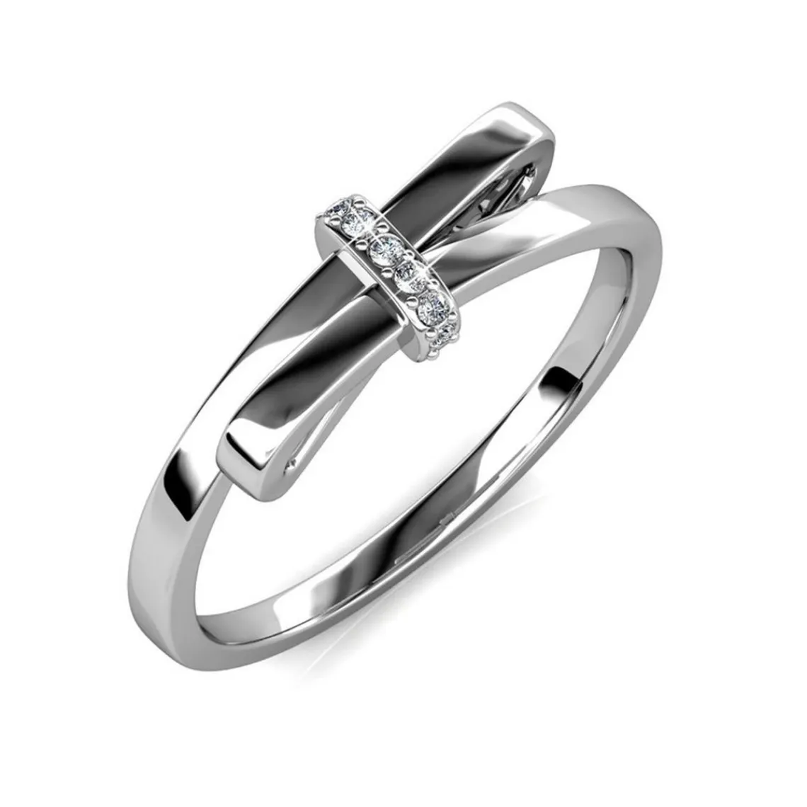 MYC-Paris Bague Luminous Bow Argentée | Femme Bague
