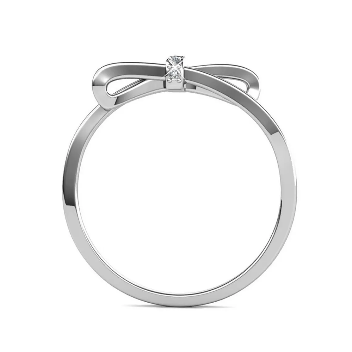 MYC-Paris Bague Luminous Bow Argentée | Femme Bague
