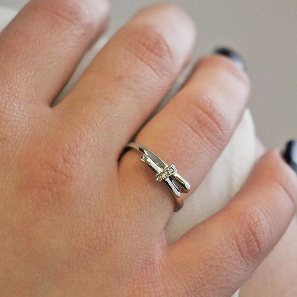MYC-Paris Bague Luminous Bow Argentée | Femme Bague