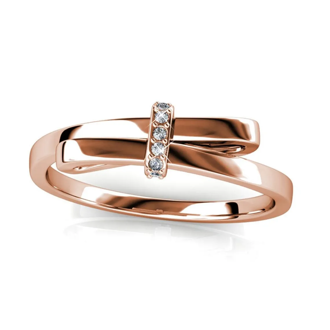MYC-Paris Bague Luminous Bow Or Rose | Femme Bague