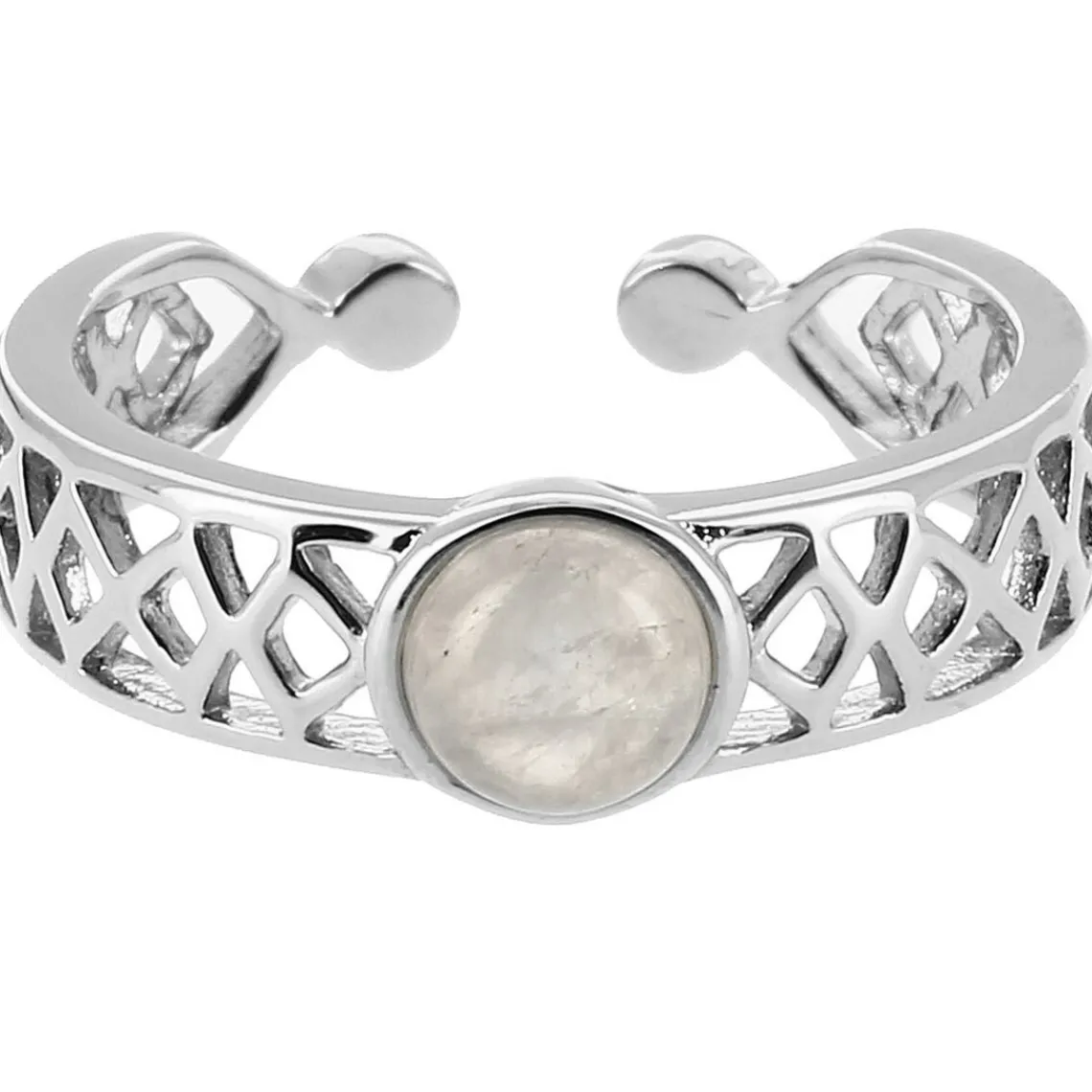 Kosma Paris Bague Mia Argenté & Pierre De Lune | Femme Bague