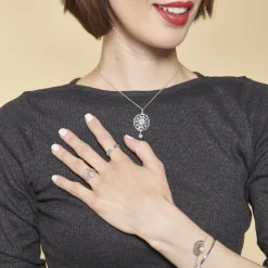 Kosma Paris Bague Mia Argenté & Pierre De Lune | Femme Bague