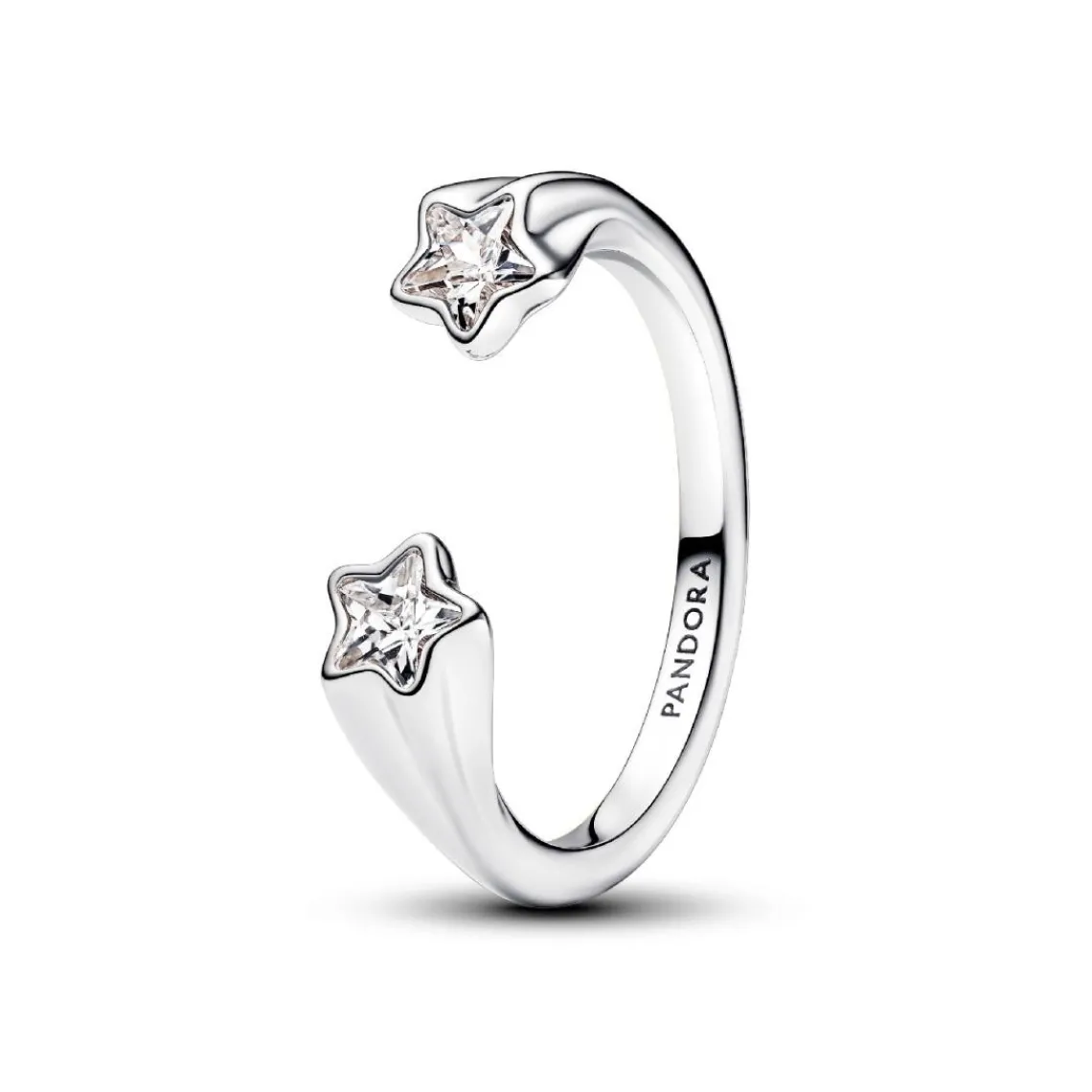 Pandora Bague Ouverte Étoiles Filantes Argent | Femme Bague