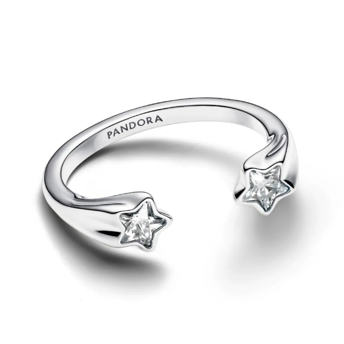 Pandora Bague Ouverte Étoiles Filantes Argent | Femme Bague