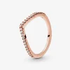 Pandora Bague 186316CZ - Bague Voeu Scintillant Rose Femme | Femme Bague