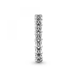 Pandora Bague Moments Couronne d'Étoiles noires Asymétriques | Femme Bague
