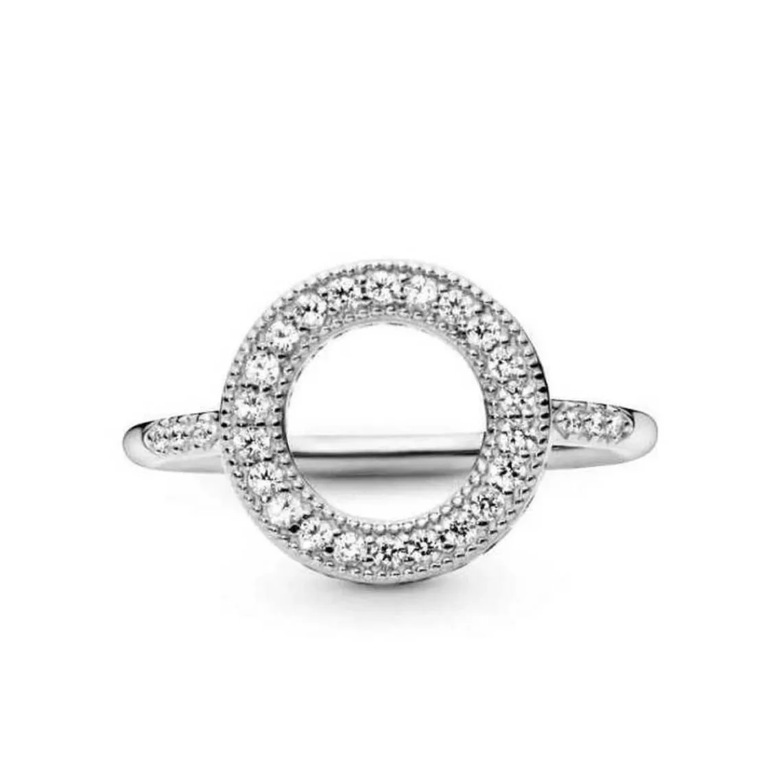 Pandora Bague Signature Halo Scintillant | Femme Bague