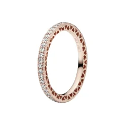 Pandora Bague Signature Scintillement & Cœurs | Femme Bague