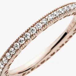 Pandora Bague Signature Scintillement & Cœurs | Femme Bague