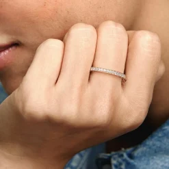 Pandora Bague Signature Scintillement & Cœurs | Femme Bague