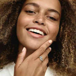 Pandora Bague Timeless - Double Cœur Scintillant | Femme Bague