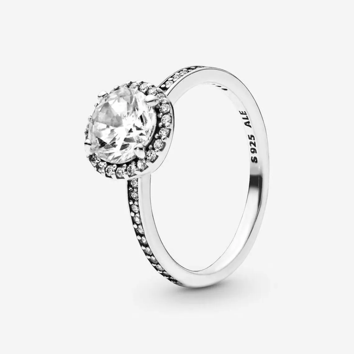 Pandora Bague Timeless Halo Scintillant Rond | Femme Bague