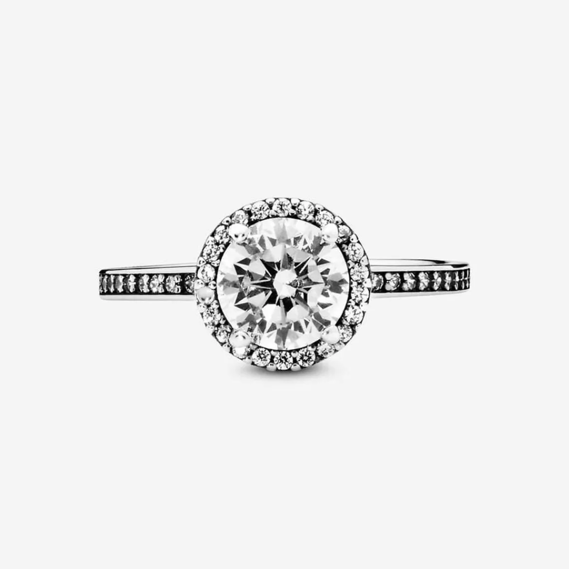 Pandora Bague Timeless Halo Scintillant Rond | Femme Bague