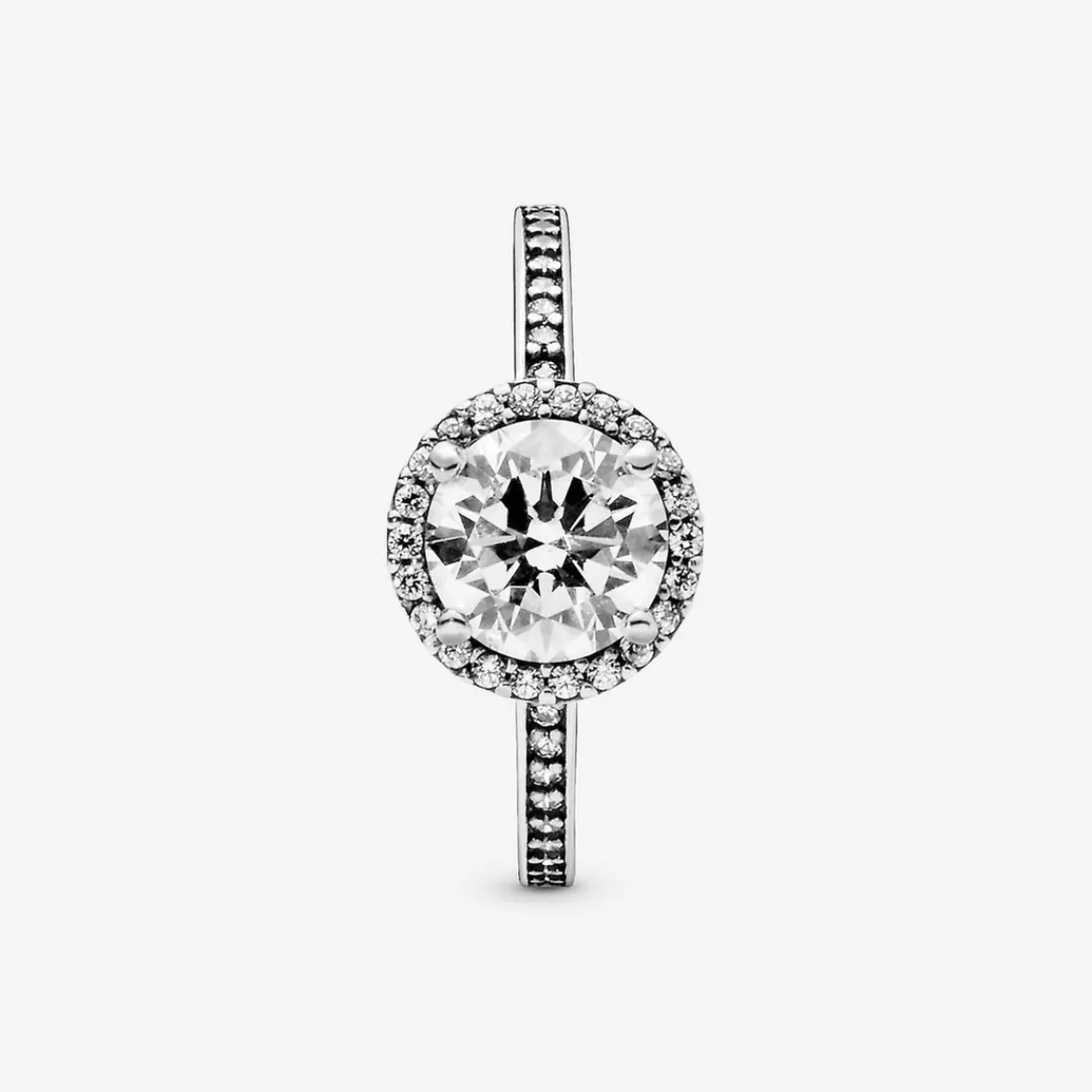 Pandora Bague Timeless Halo Scintillant Rond | Femme Bague