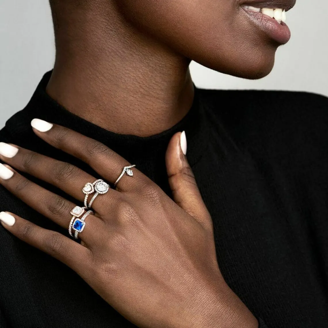 Pandora Bague Timeless Halo Scintillant Rond | Femme Bague