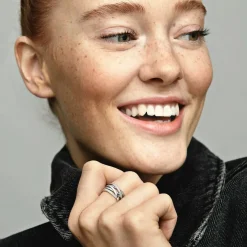 Pandora Bague Timeless lignes brillantes et scintillantes | Femme Bague