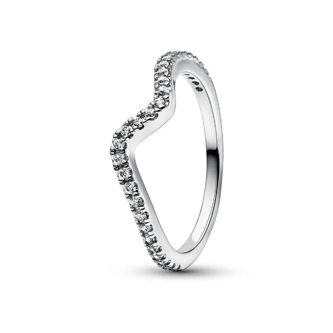 Pandora Bague - Vague Scintillante Argent | Femme Bague