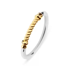 Paul Hewitt Bijoux Bague Paul Hewitt PH-FR-PRO-SG - Bague Dorée Acier Femme | Femme Bague