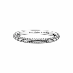 Pandora Bague Pavée ME - 199679C01 Argent | Femme Bague