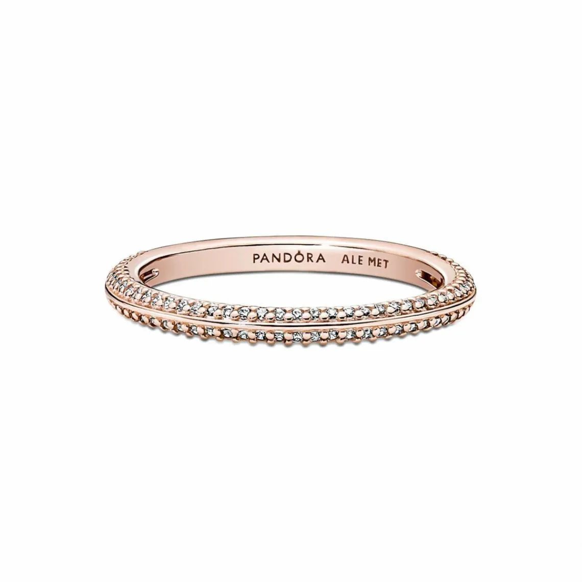 Pandora Bague Pavée ronde argent ME | Femme Bague