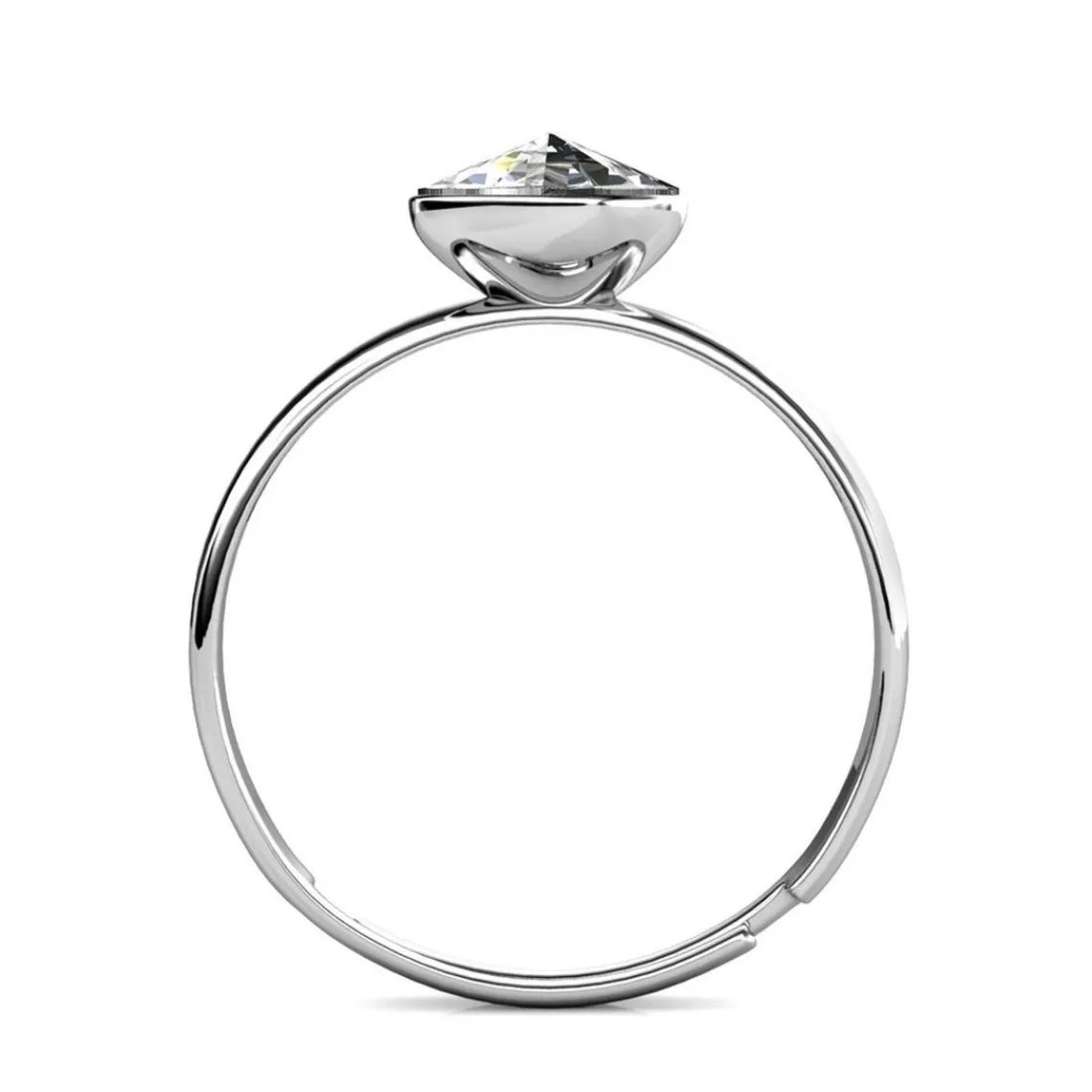MYC-Paris Bague Réglable Acacia Argentée | Femme Bague