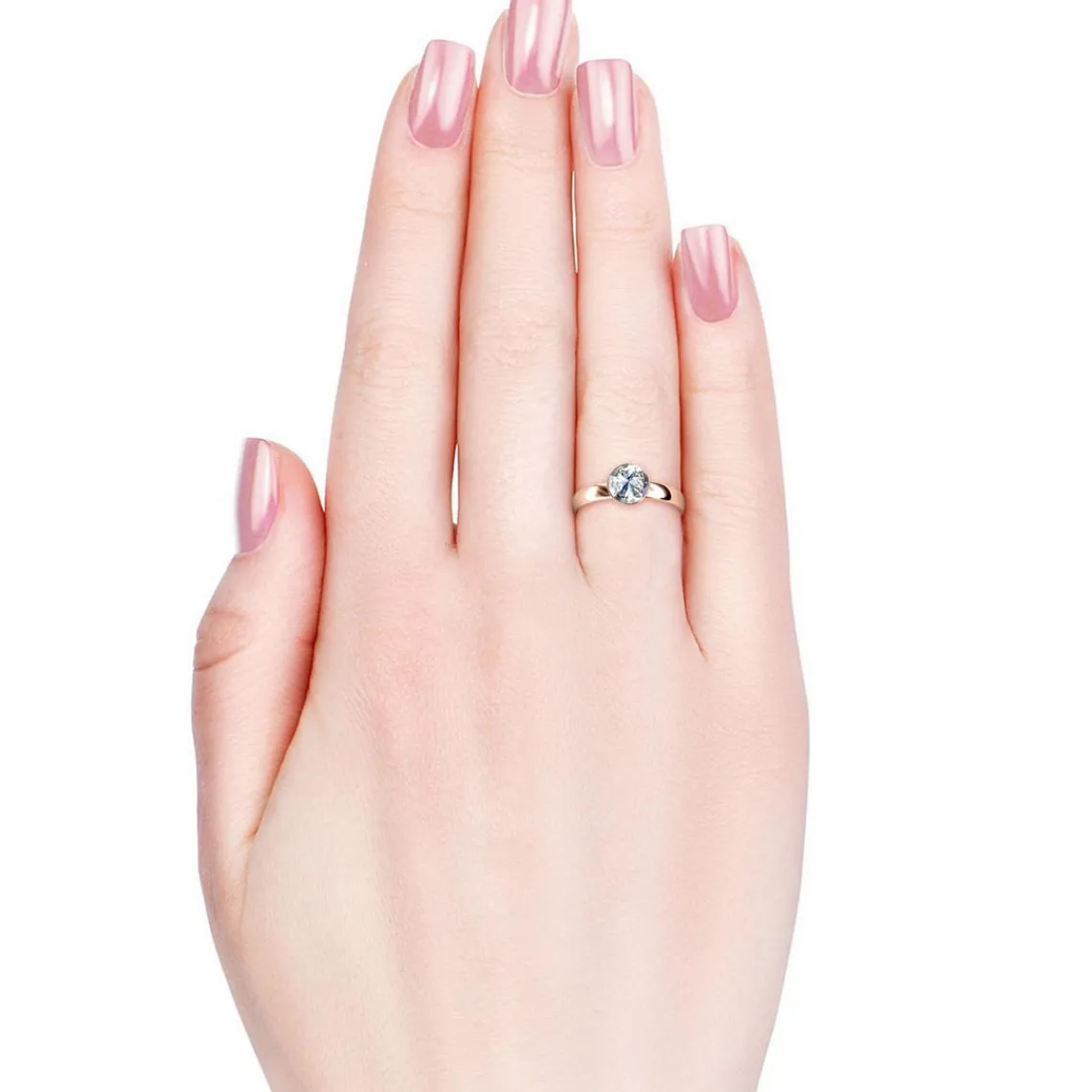 MYC-Paris Bague Réglable Acacia Or Rose | Femme Bague