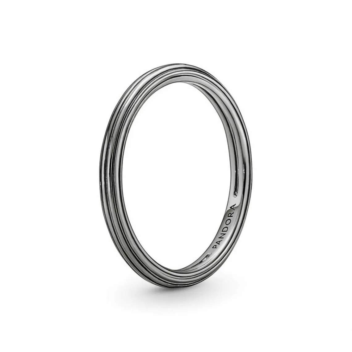 Pandora Bague ronde noire ME | Femme Bague