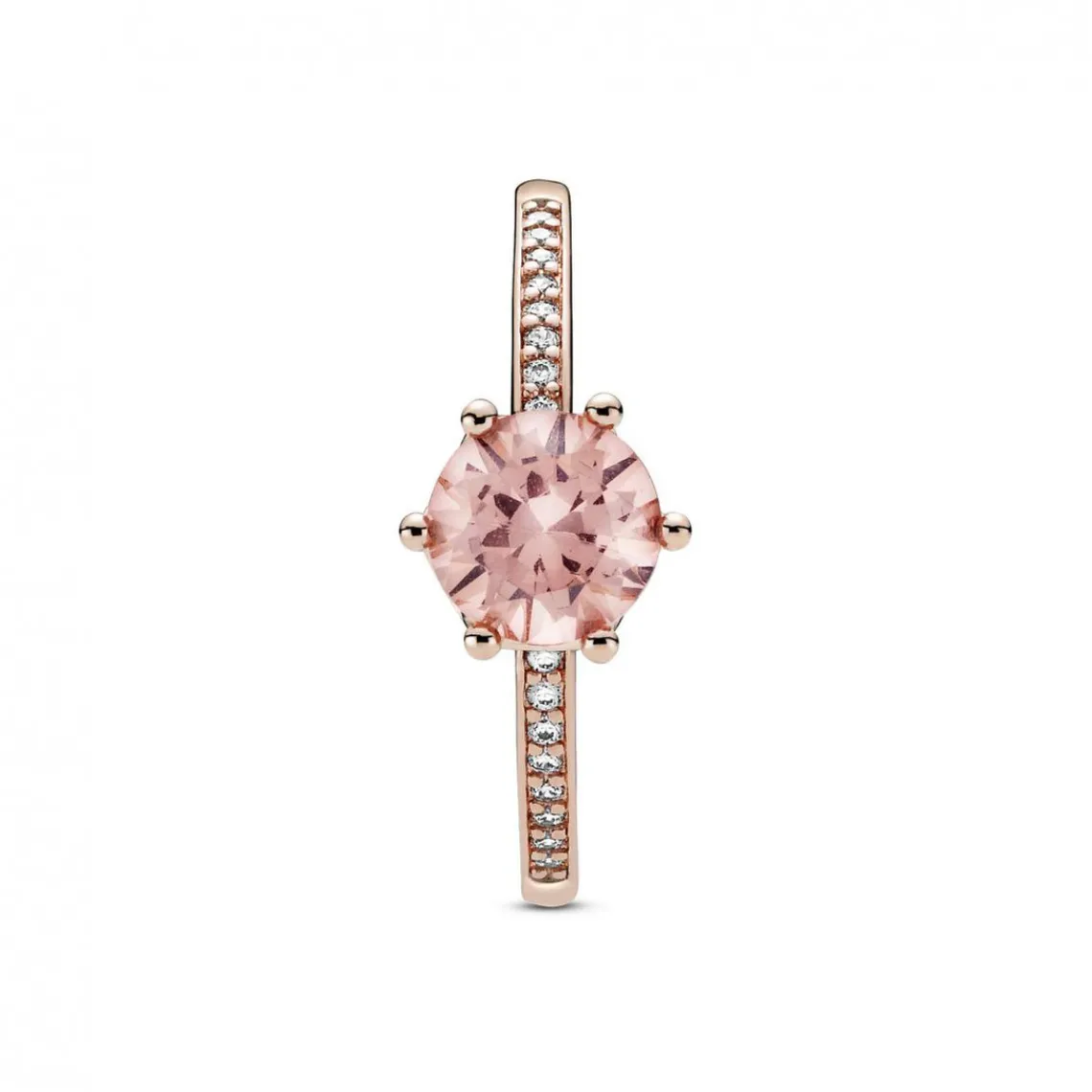 Pandora Bague Solitaire Couronne Rose Signature | Femme Bague