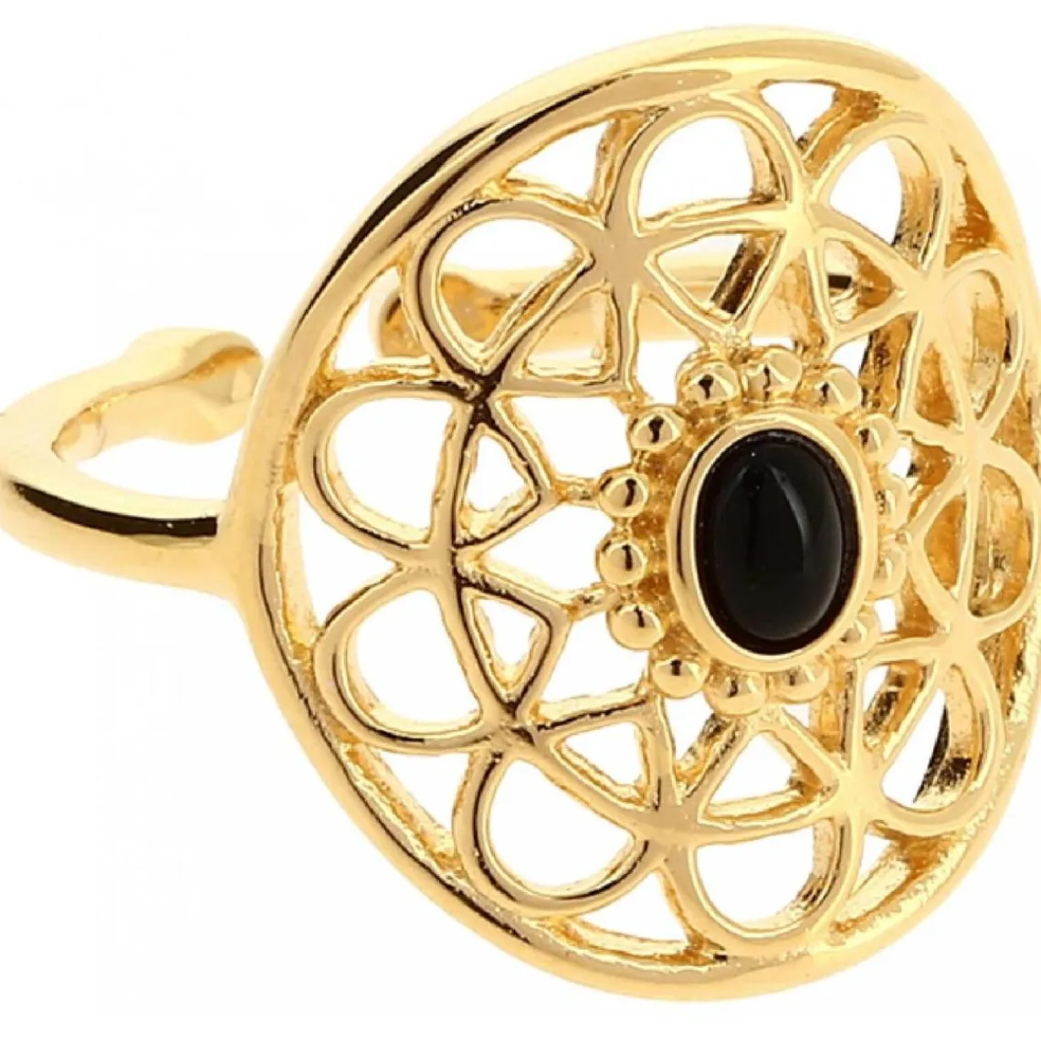 Kosma Paris Bague Stella Oxyde Doré | Femme Bague