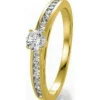 Stella Prestige Bague DPSSOD1010J9 - Bague Duo Or Jaune 9 Carats Femme | Femme Bague