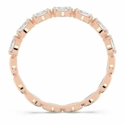 Swarovski Bijoux Bague VITTORE:RING MARQUISE CZWH/ROS - Bague Cristaux Swarovski doré rose Femme | Femme Bague