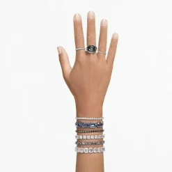 Swarovski Bijoux Bague VITTORE:RING MARQUISE CZWH/RHS - Bague Cristaux Métal Rhodié Femme | Femme Bague