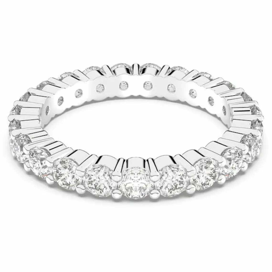 Swarovski Bijoux Bague Swarovski Classic Jewelry VITTORE-XL-CZWH-RHS - Bague Acier Sertie Femme | Femme Bague