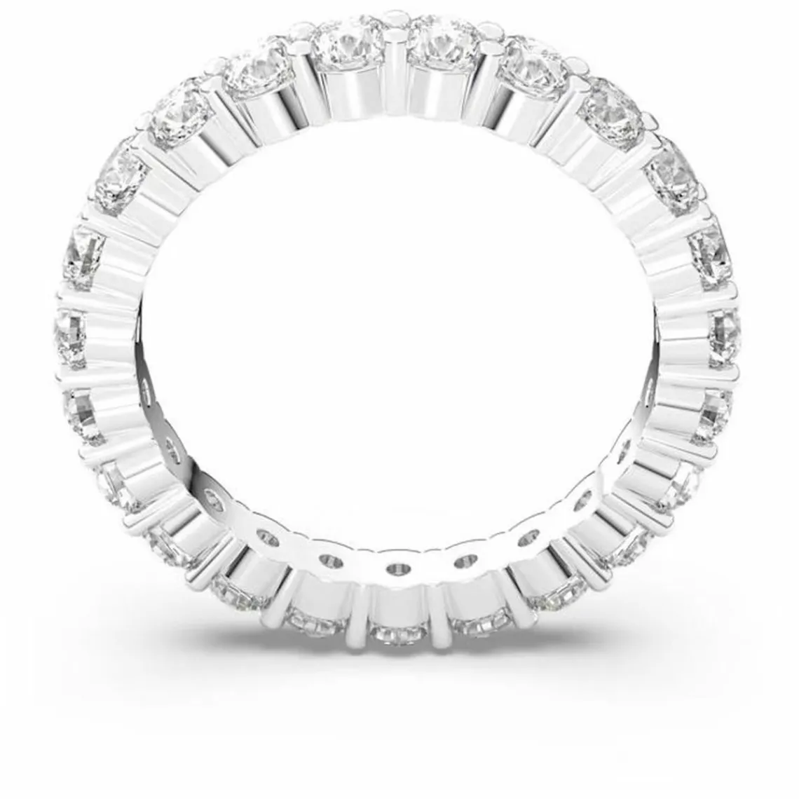 Swarovski Bijoux Bague Swarovski Classic Jewelry VITTORE-XL-CZWH-RHS - Bague Acier Sertie Femme | Femme Bague