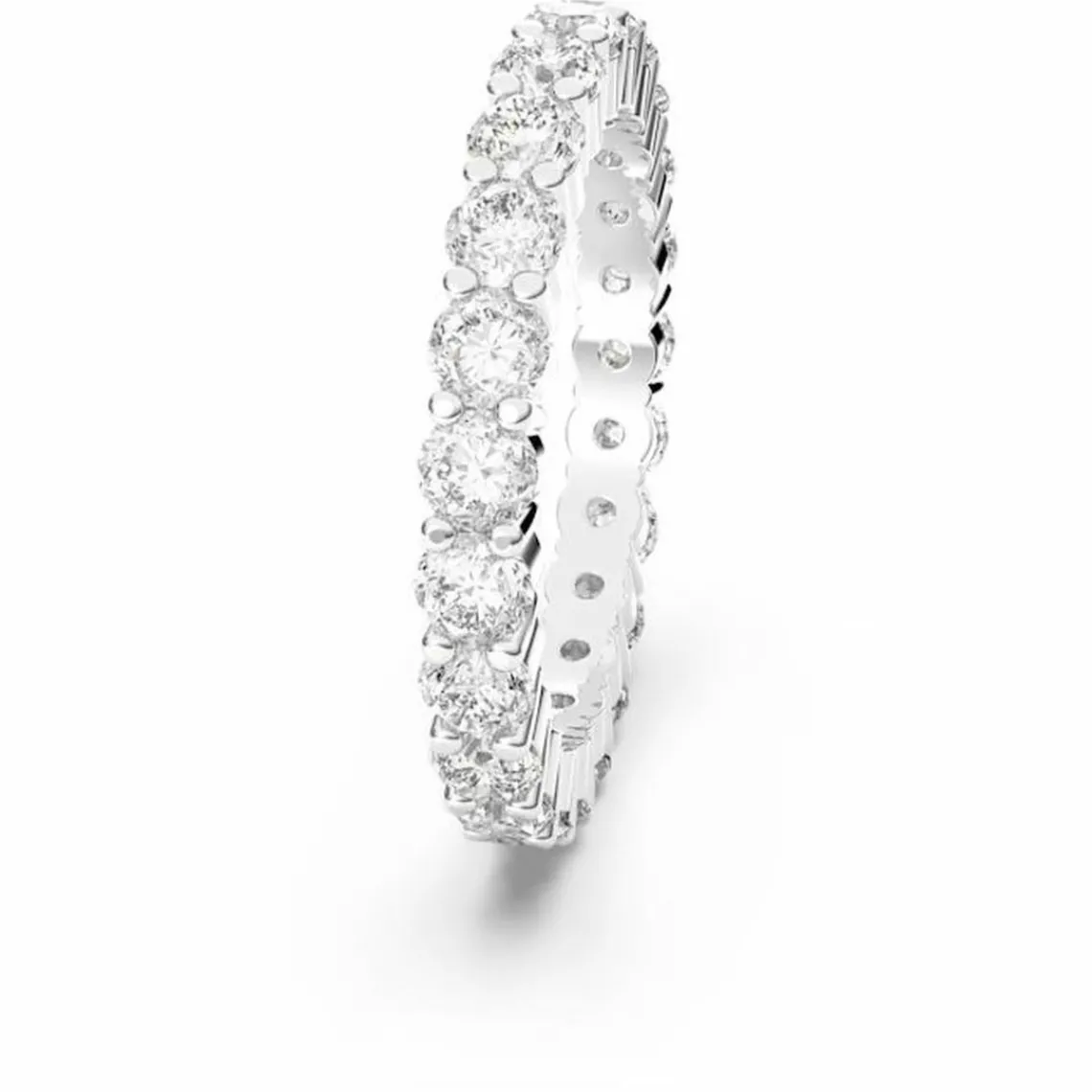 Swarovski Bijoux Bague Swarovski Classic Jewelry VITTORE-XL-CZWH-RHS - Bague Acier Sertie Femme | Femme Bague