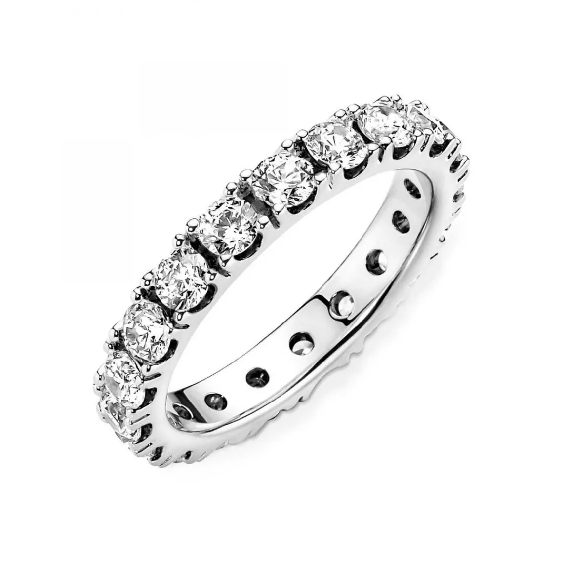 Pandora Bague Éternité cristaux blanc Timeless | Femme Bague