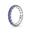 Pandora Bague Éternité cristaux bleu Timeless | Femme Bague