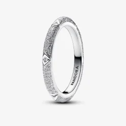 Pandora Bague Texture et Pierres ME Argent | Femme Bague