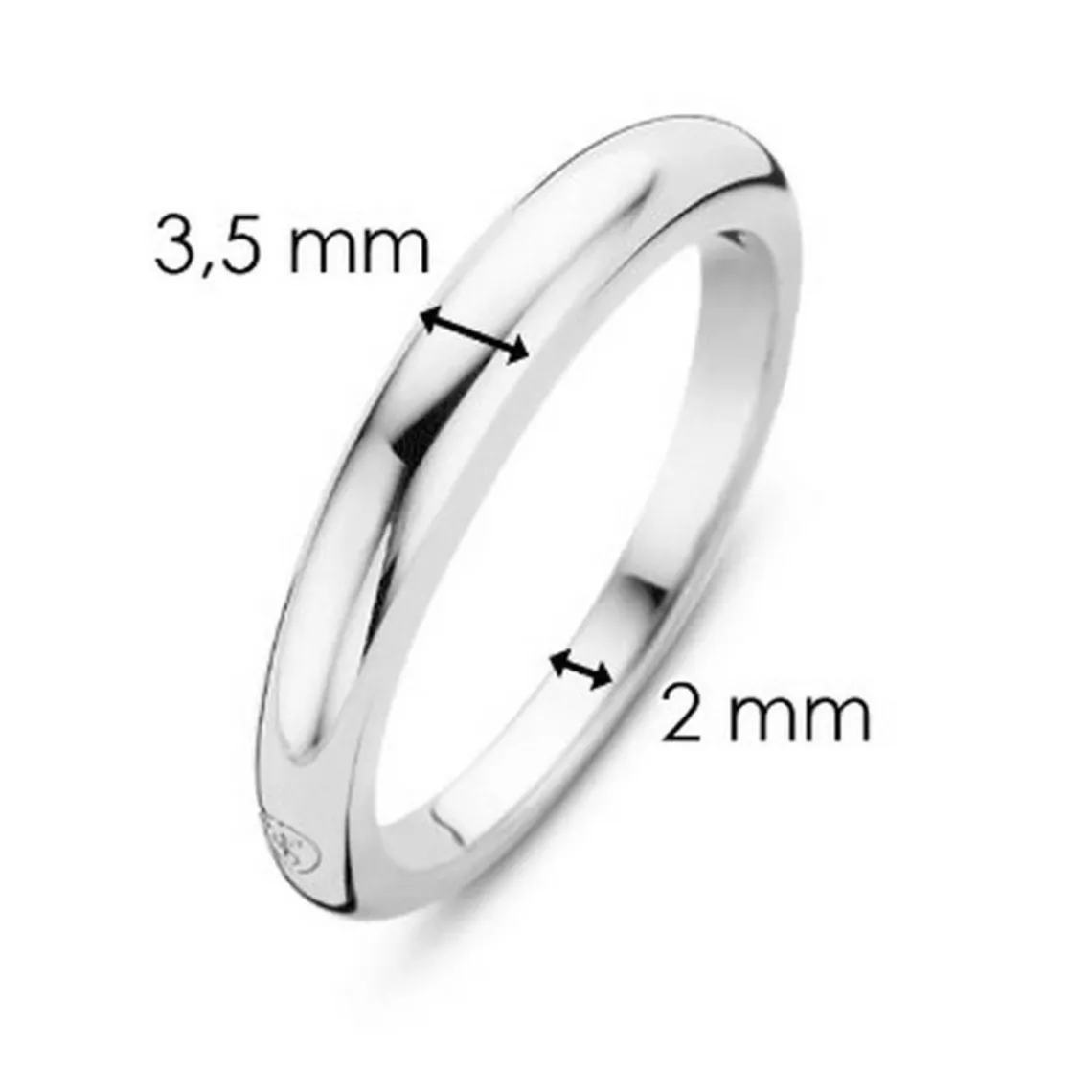 Ti Sento Bague 12104SI - Bague Argent Anneau Femme | Femme Bague