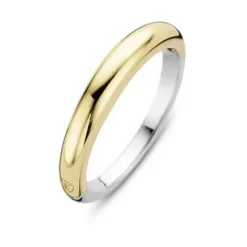 Ti Sento Bague 12104SY - Bague Argent Anneau Doré Femme | Femme Bague
