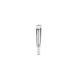 Ti Sento Bague - 12329ZI Argent Rhodié Et Oxyde De Zirconium Carré PM | Femme Bague
