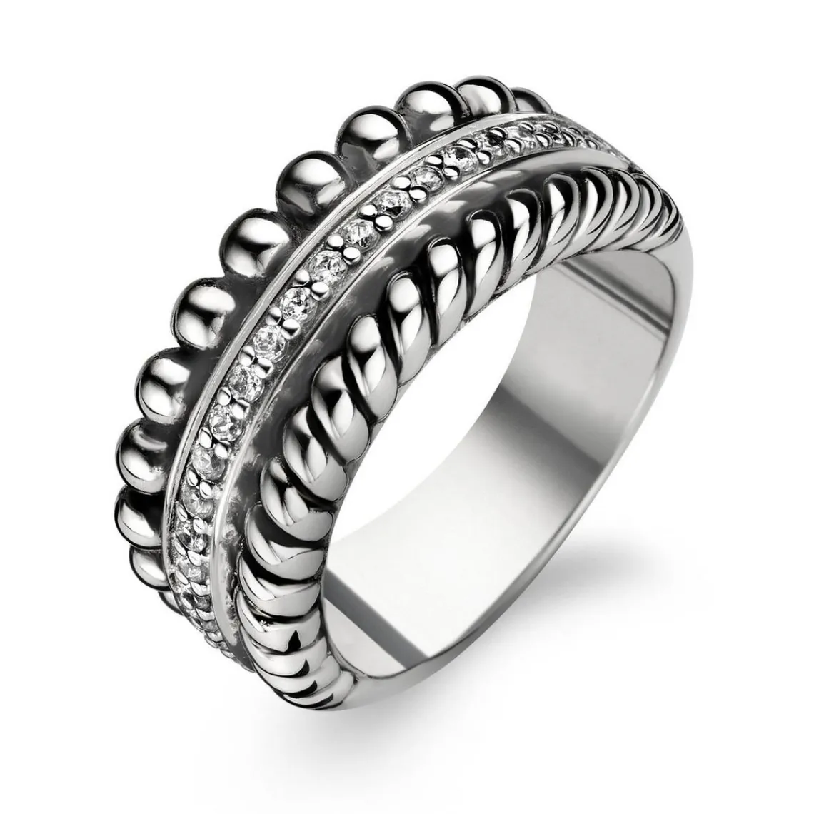 Ti Sento Bague 1836ZI - Argent Zirconium Femme | Femme Bague
