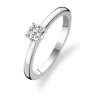 Ti Sento Bague 12110ZI - Bague Argent Serti Griffé Zirconium Femme | Femme Bague
