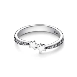 Pandora Bague Étoiles Filantes Scintillantes – Moments | Femme Bague
