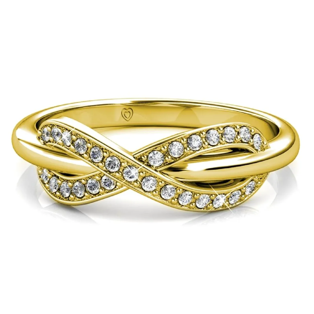 MYC-Paris Bague Trist DR0028-G - Doré Et Cristal | Femme Bague